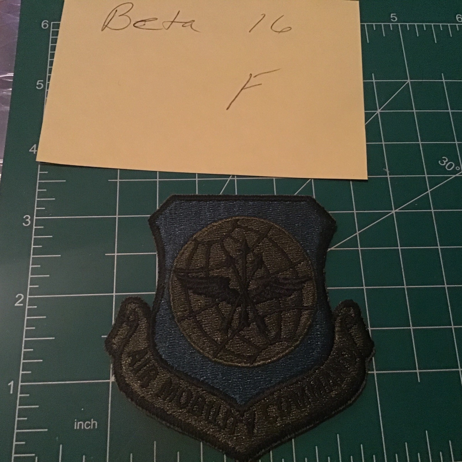 USAF AIR FORCE Subdued Patch AIR MOBILITY COMMAND shield Squadron