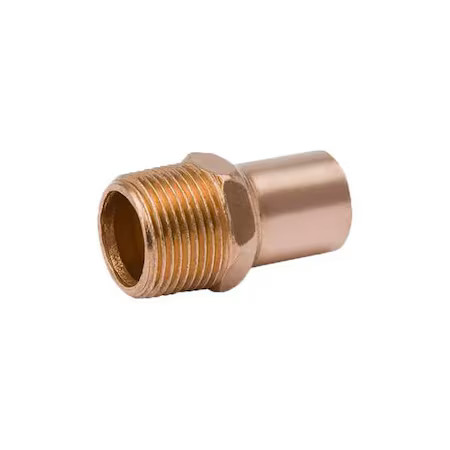 Streamline W 01446 3/4" Nom Ftg X 3/4" Mnpt Copper Adapter