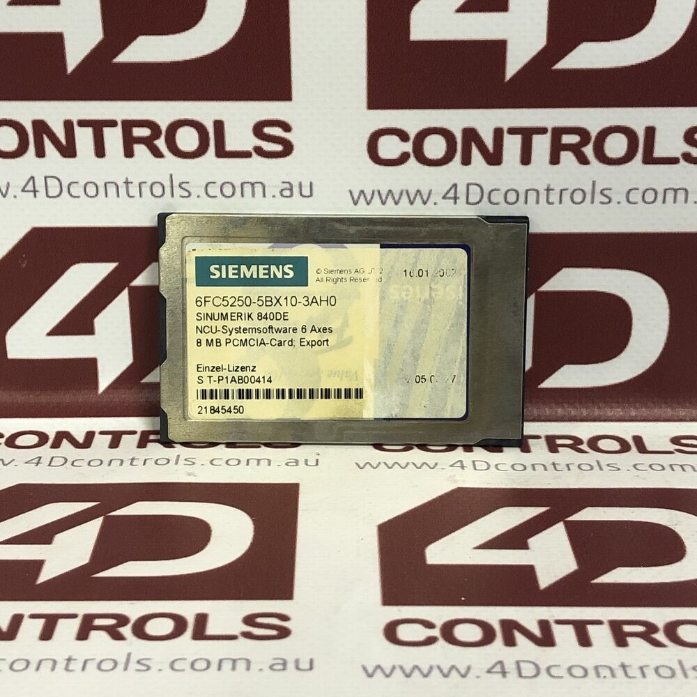 6FC5250-5BX10-3AH0 | Siemens | Sinumerik 840DE Memory Card, Used