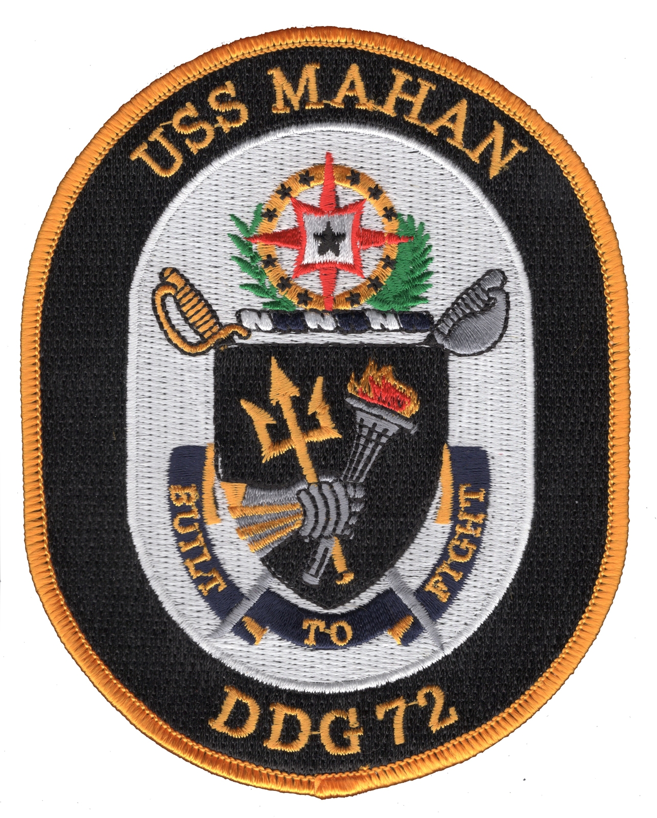 USS Mahan DDG-72 Guided Missile Destroyer Patch