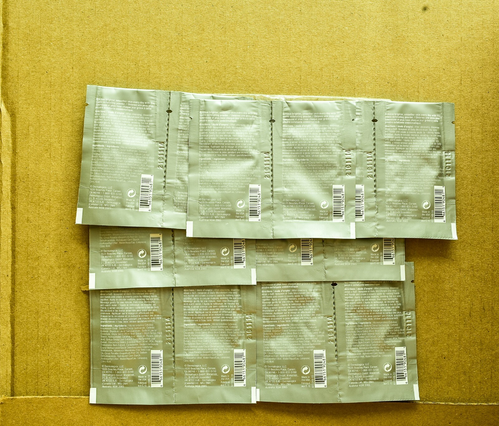 Dermalogica Travel Sample Packs Daily Microfoliant (14-single use packets)