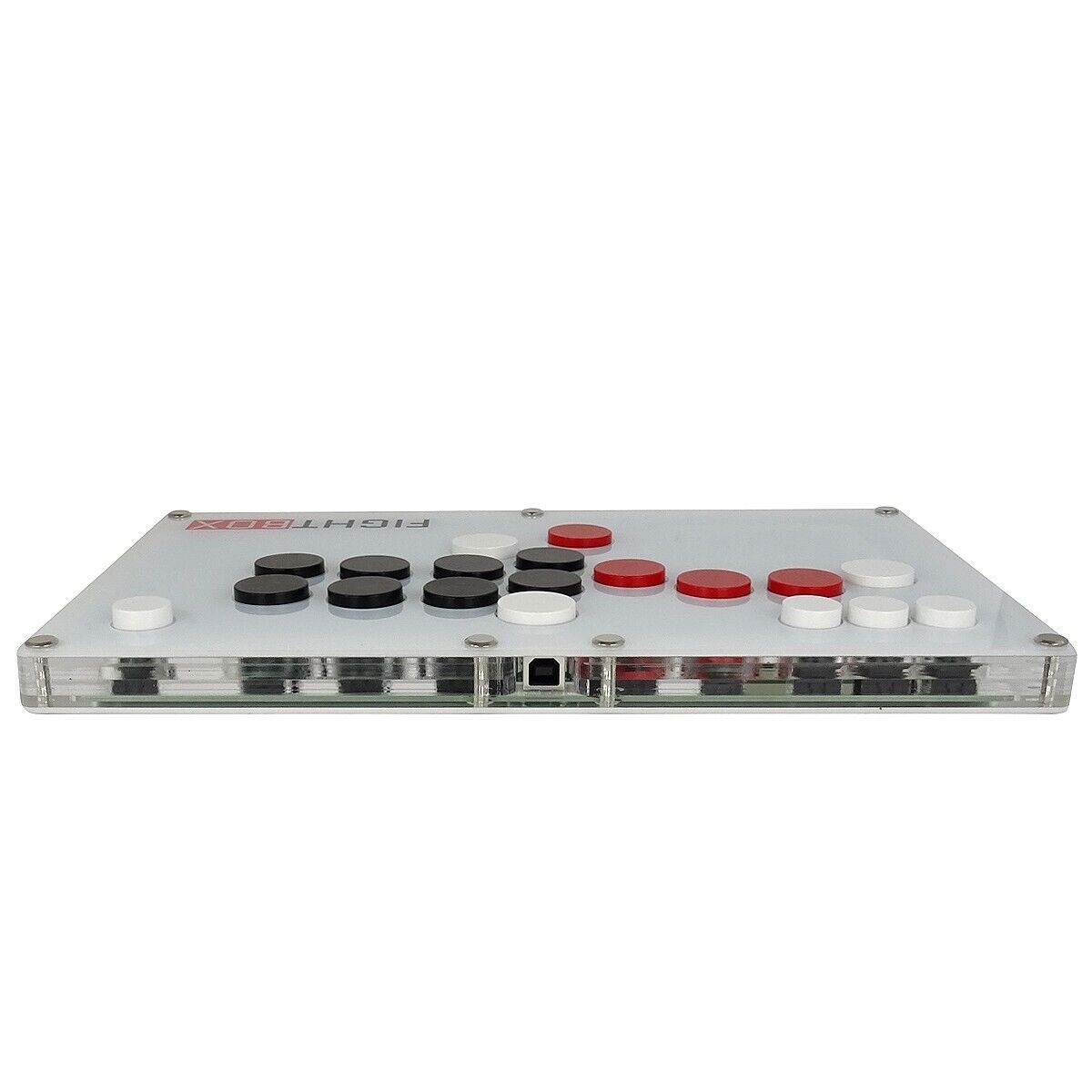 Fightstick White Arcade Hitbox PS4 PS3 PC Raspberry Android Brook Gaming Hit Box