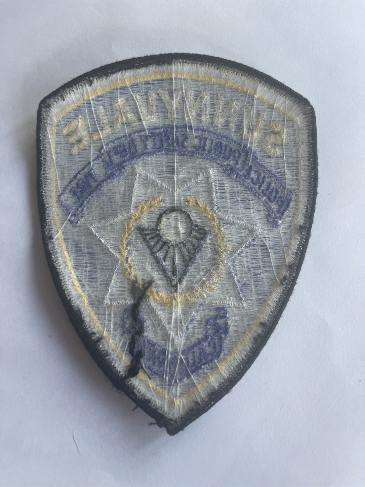 Sunnyvale California Public Safety 2016 Short Lived Version A Patch ++ Mint CA