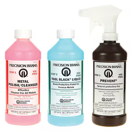 Precision Brand 45126 Tool Blackener, 1 Pt., Liquid, Bottle