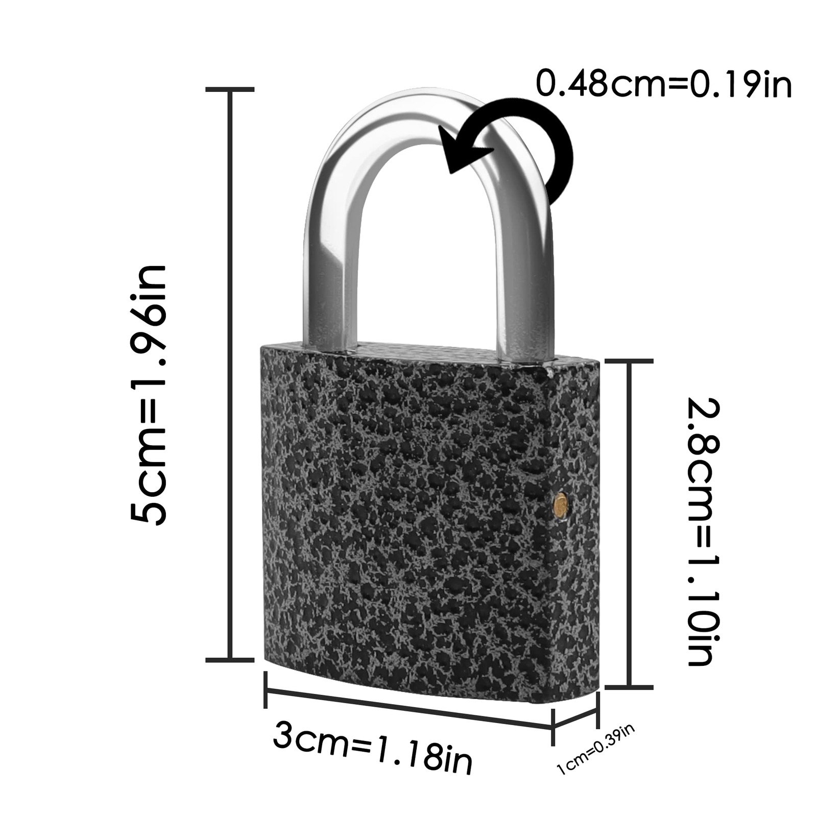 2 Pack Small Padlock with 3Keys keyed Alike，Locker Lock 30mm, Lock with Key P...