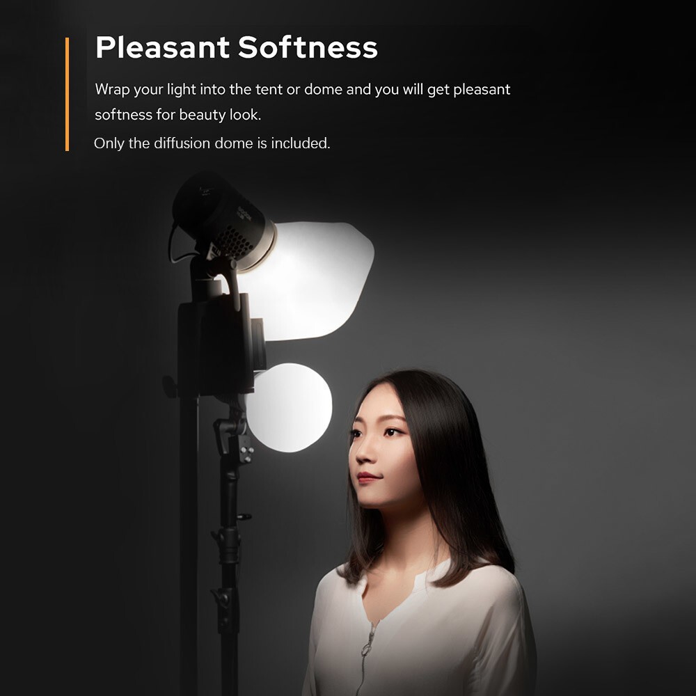 Godox ML-CD15 ML-CS1625 Diffuser Dome Softbox 3 Adapter for Camera Flash light