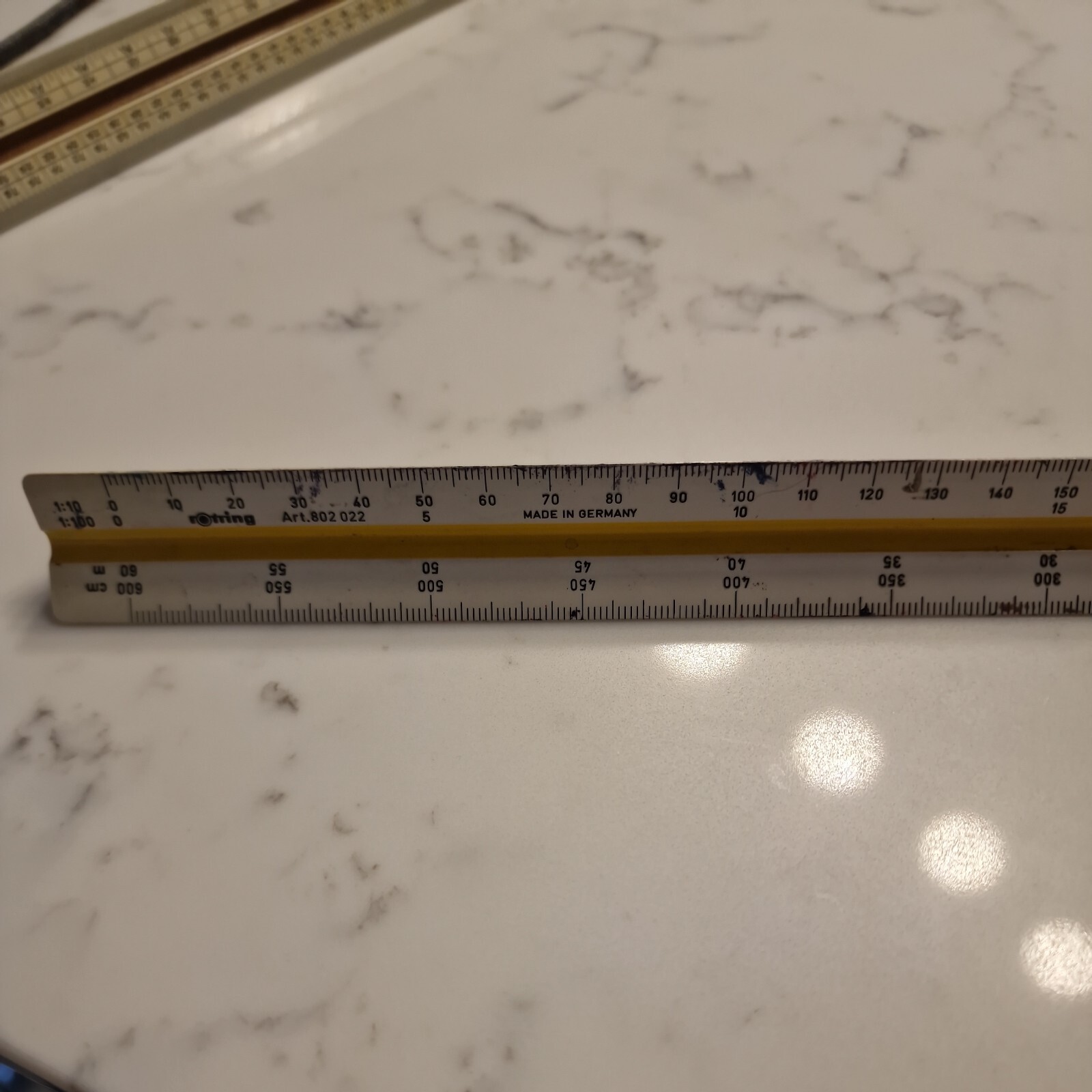 Vintage Rotring Triangle Ruler