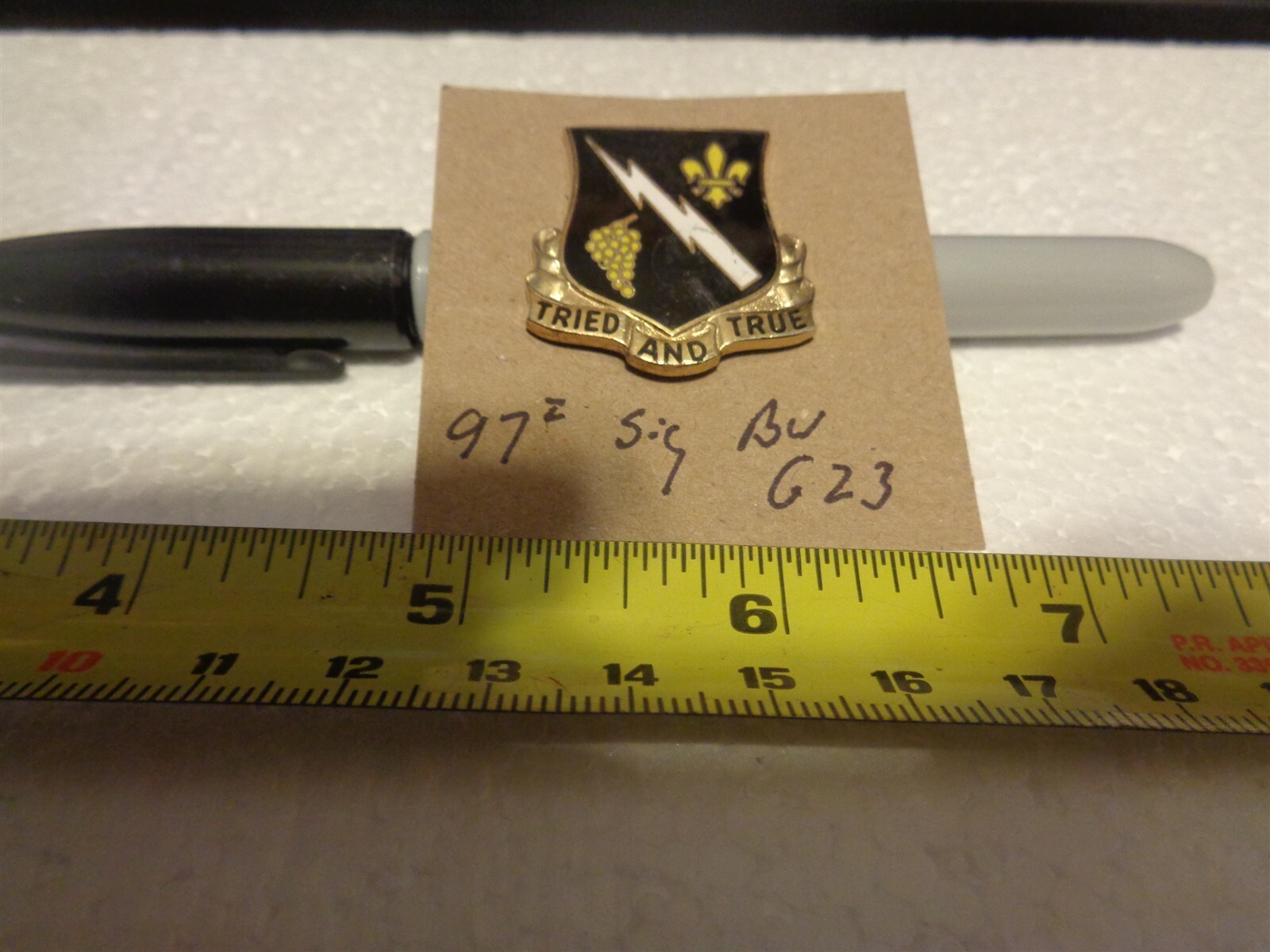 97th Signal Battalion G23 Unit Crest, DI, DUI (DRAW#3)