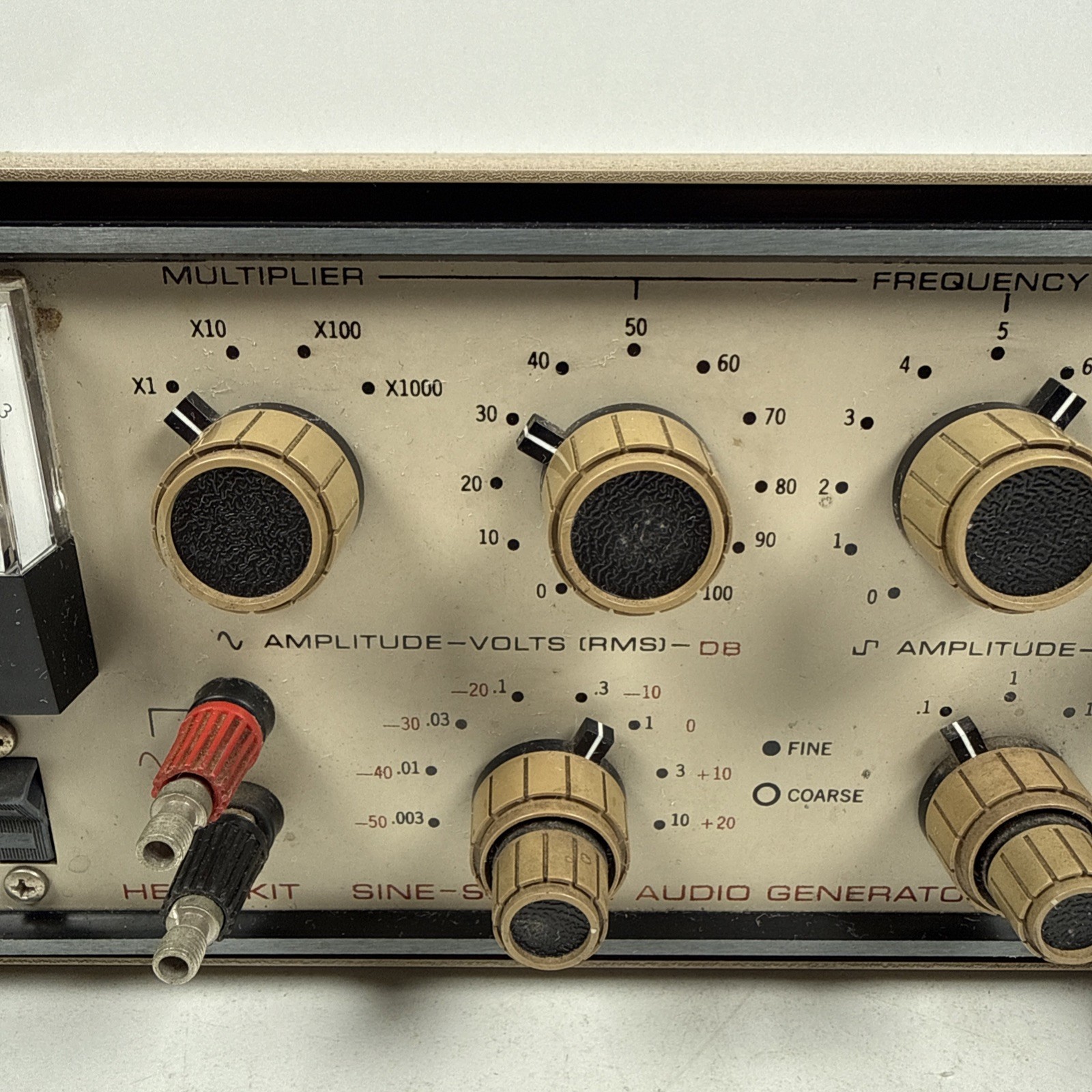 Vtg Heathkit Sine Square Audio Generator Model IG-18 Powers On Untested / Video