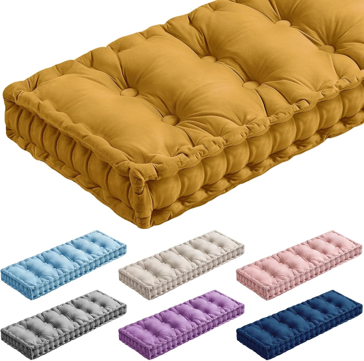 Bench Cushions Indoor Furniture 36x14 Inch Velvet Kitchen Dining Piano Window