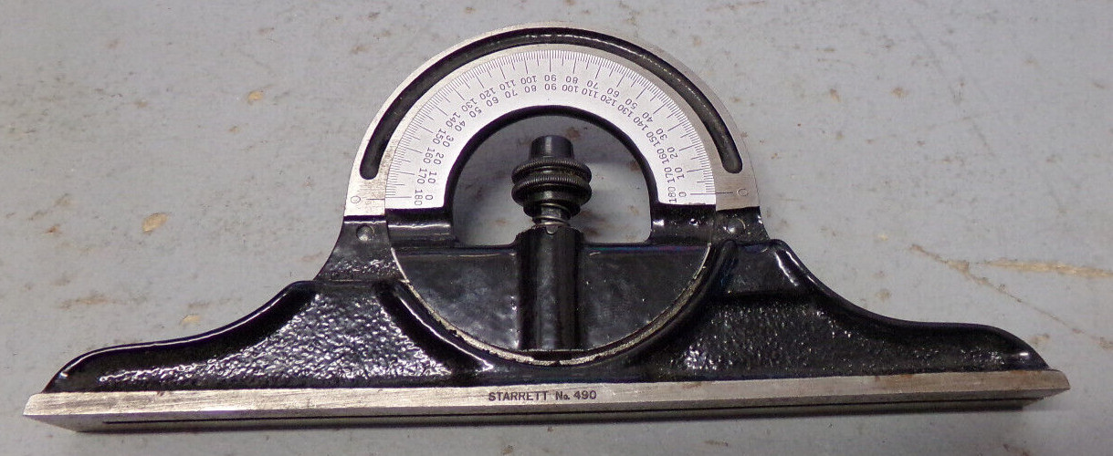 Starrett No. 490 CPR-1224S Combination Square Protractor