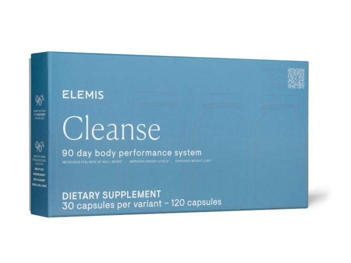 ELEMIS CLEANSE 90 DAY BODY PERFORMANCE SYSTEM GENUINE NEW!!! EXP 2028 120 CAPS