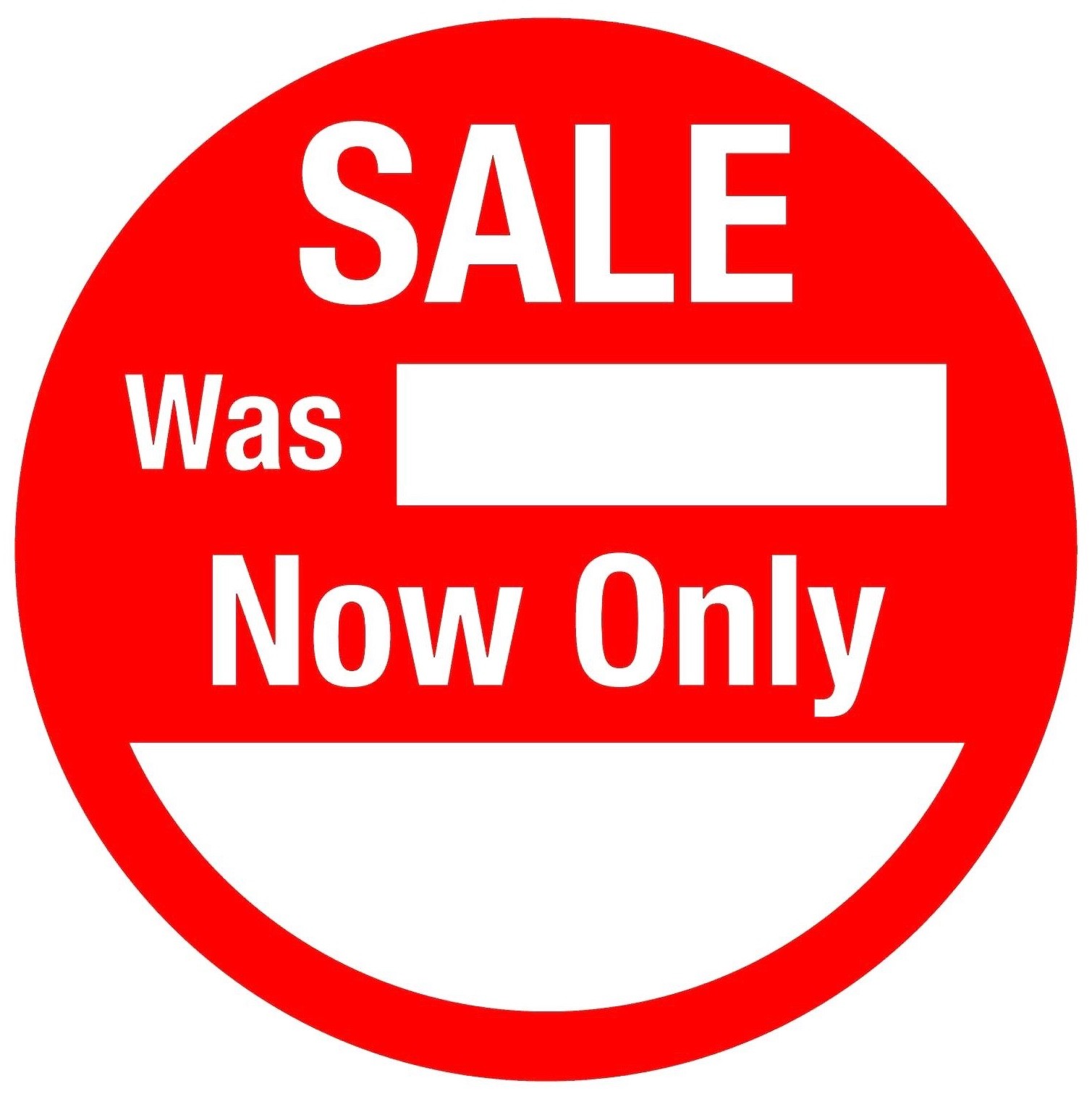 Thermal printer - Circular - Reduced To Clear - Labels / Stickers - 4 Sizes