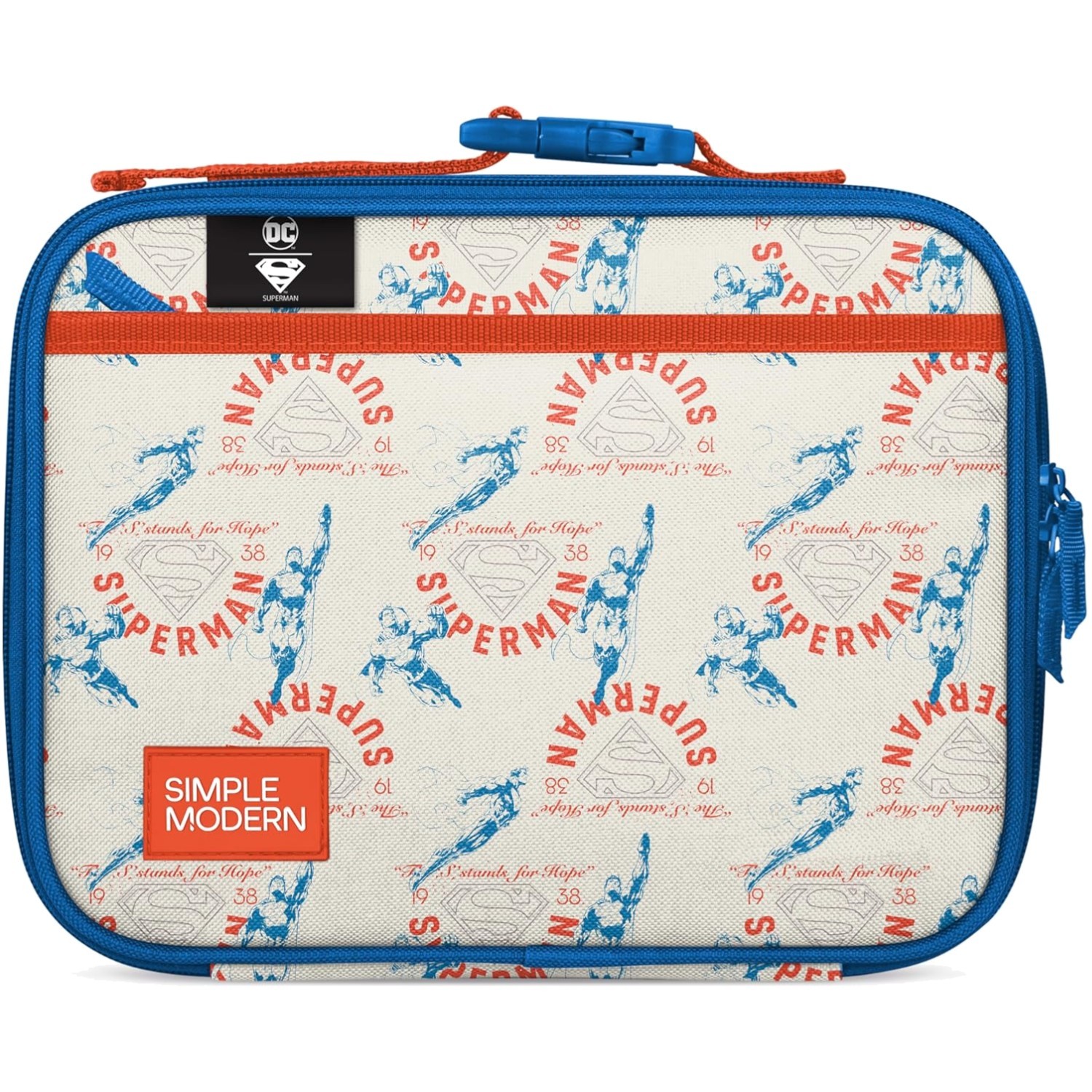 Reusable Insulated Superman Lunch Bag for Kids - Perfect for School & Trips!