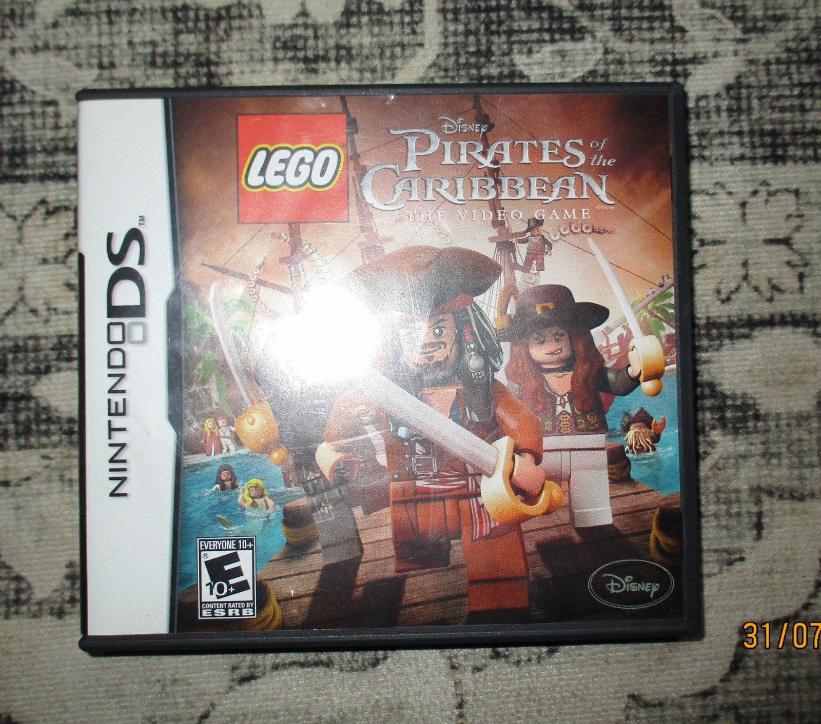 Lego Pirates of the Caribbean - Nintendo DS Case and advertisement