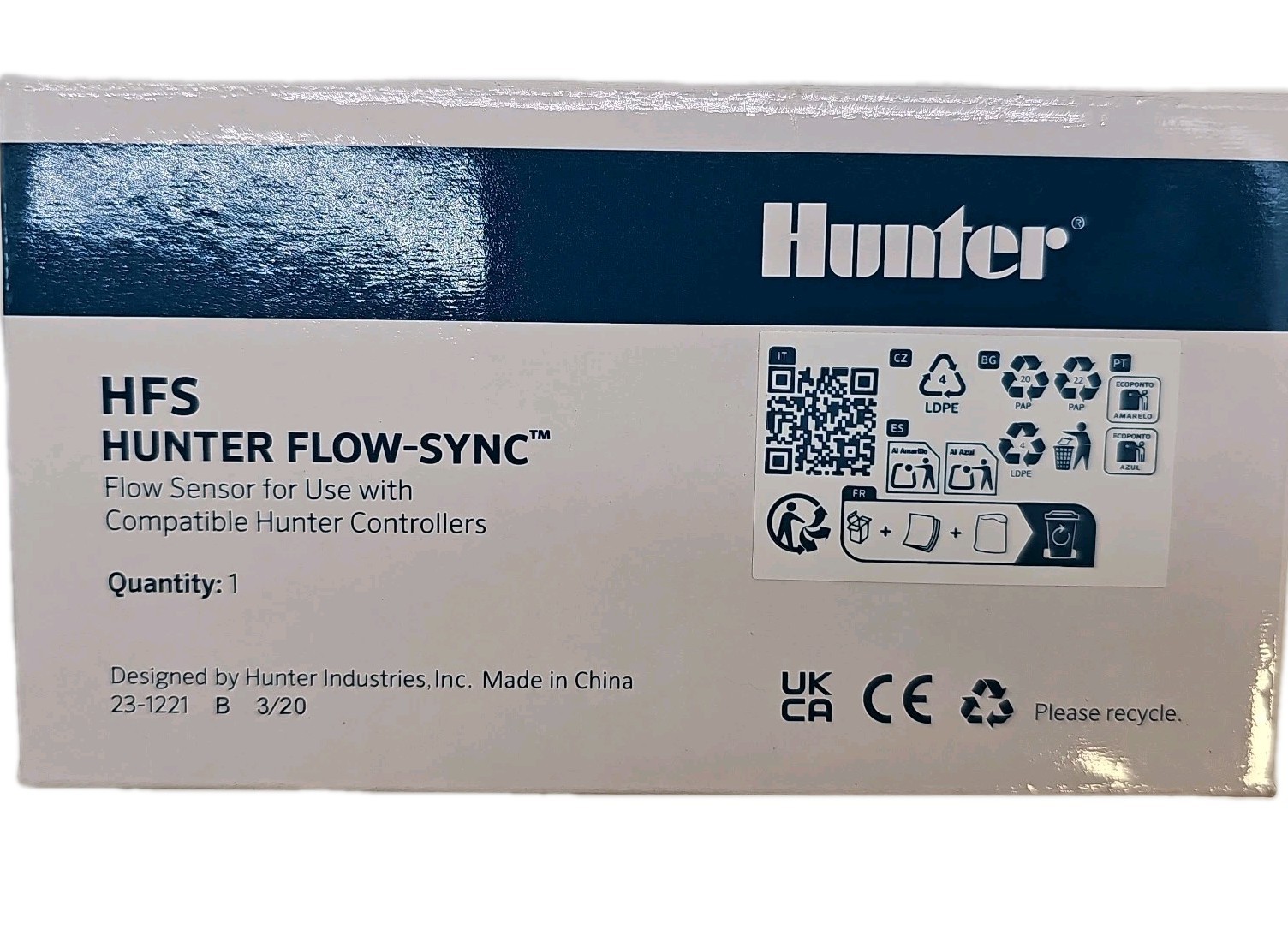 Hunter HFS Flow-Sync Sensor I-CORE ACC & ACC2 Sprinkler For Controllers NEW Box