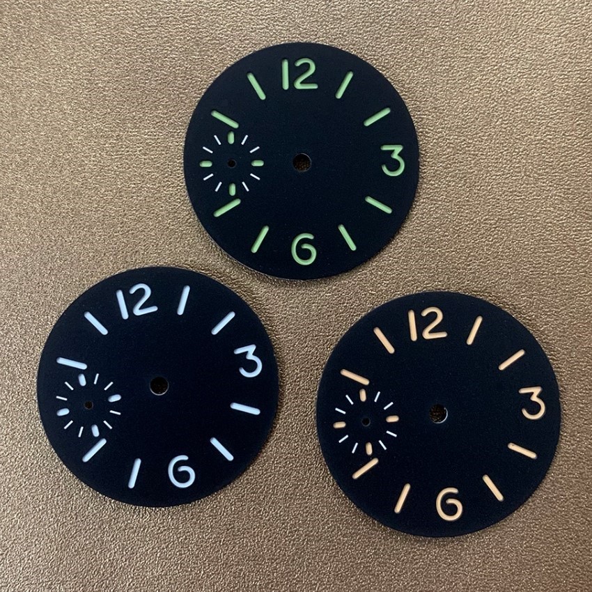 34.5mm Watch Repair Replacement Luminous Dial Face For ETA 6497/6498 Movement