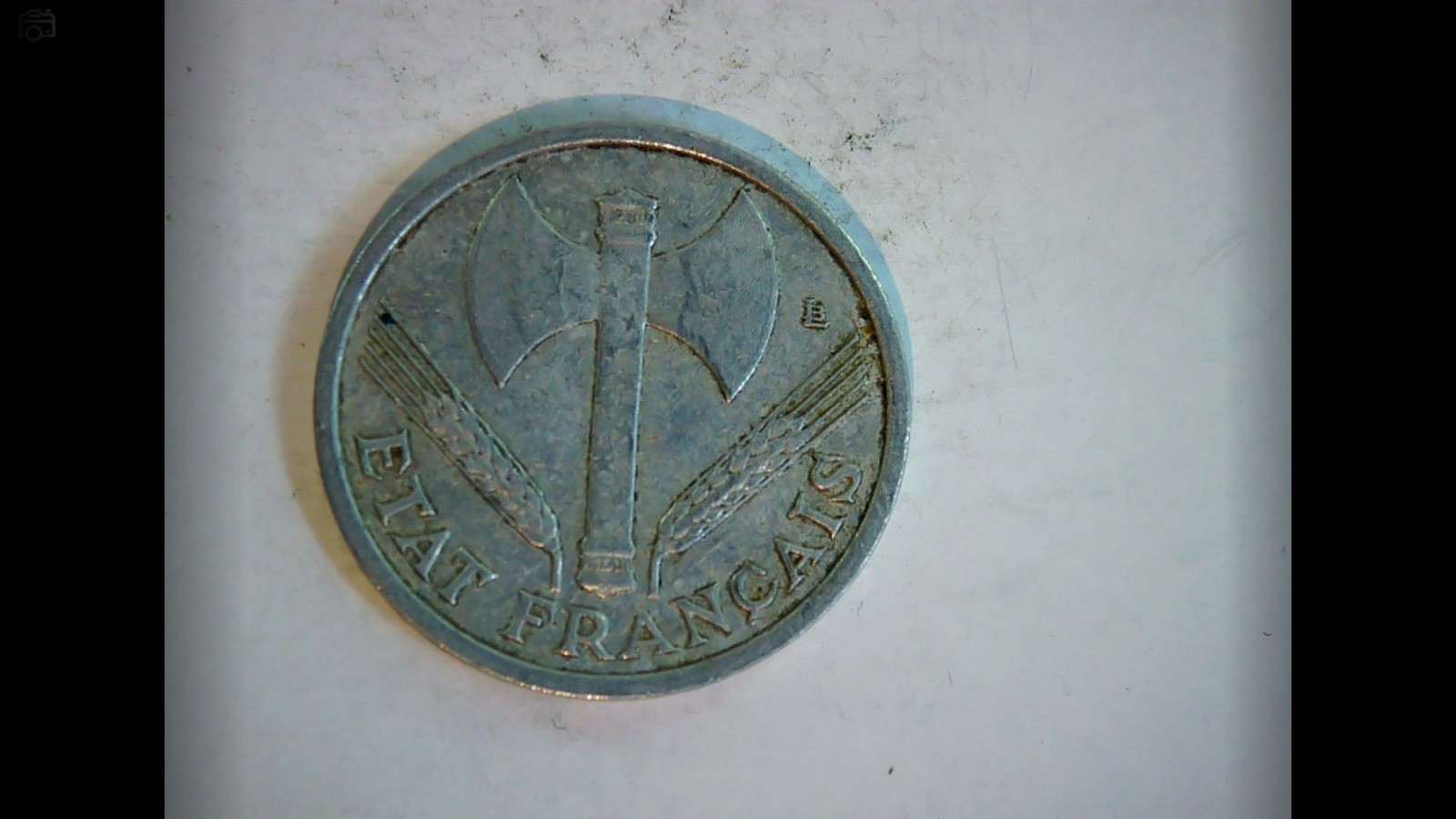 France 1942 1 Franc État Français (Vichy) 1 Franc (Francisque/Axe) Coin