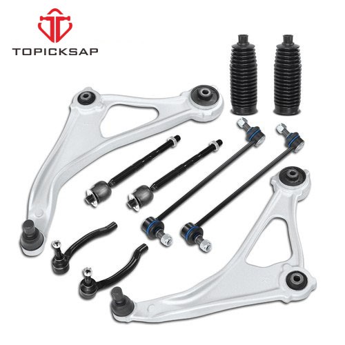 Front Lower Control Arm Sway Bar Tie Rod Set of 10Pc For 2013 2014 Nissan Altima