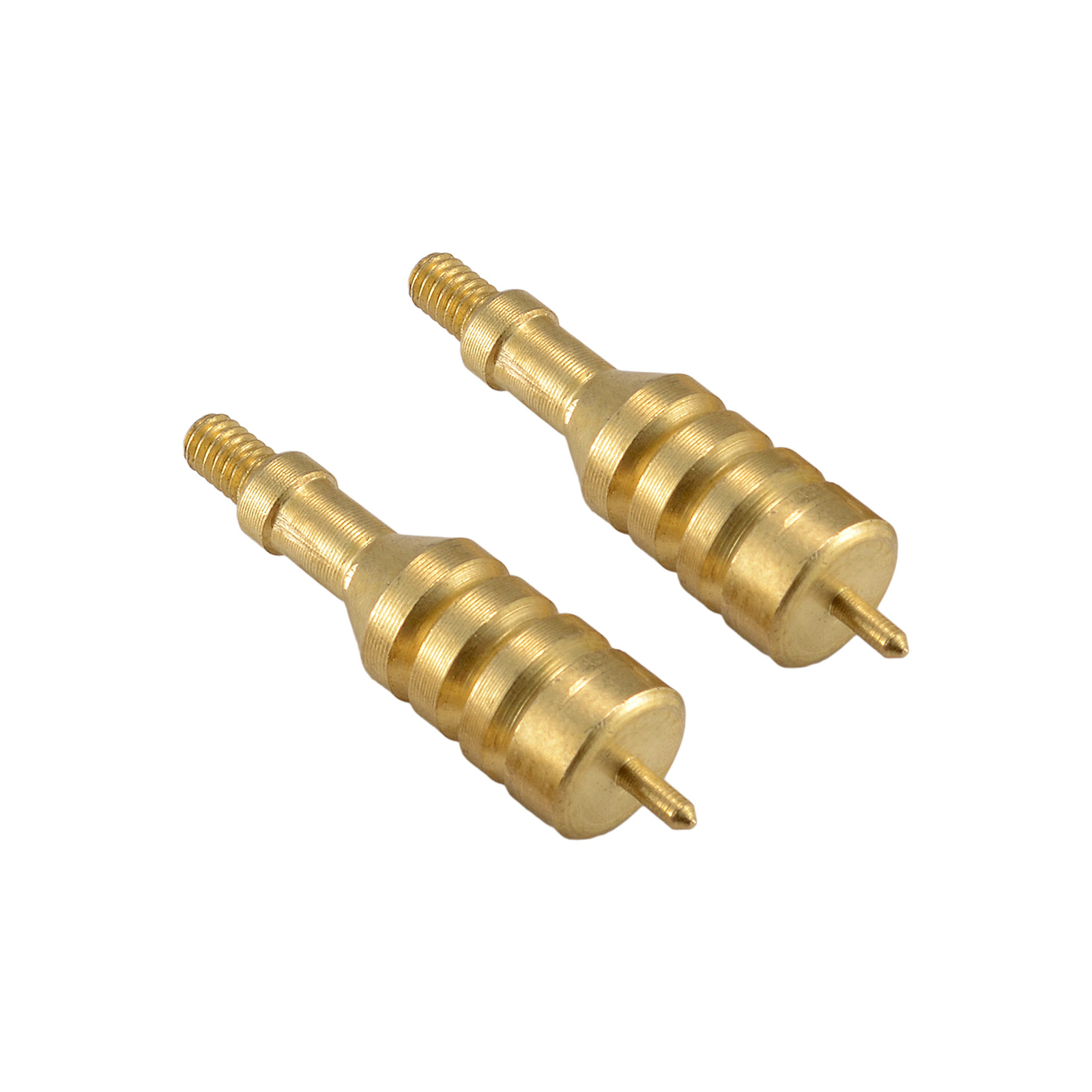 2Pcs/Lots .50 Caliber Solid Brass Spear Pointed Jag Gun Clean Accessories Brass