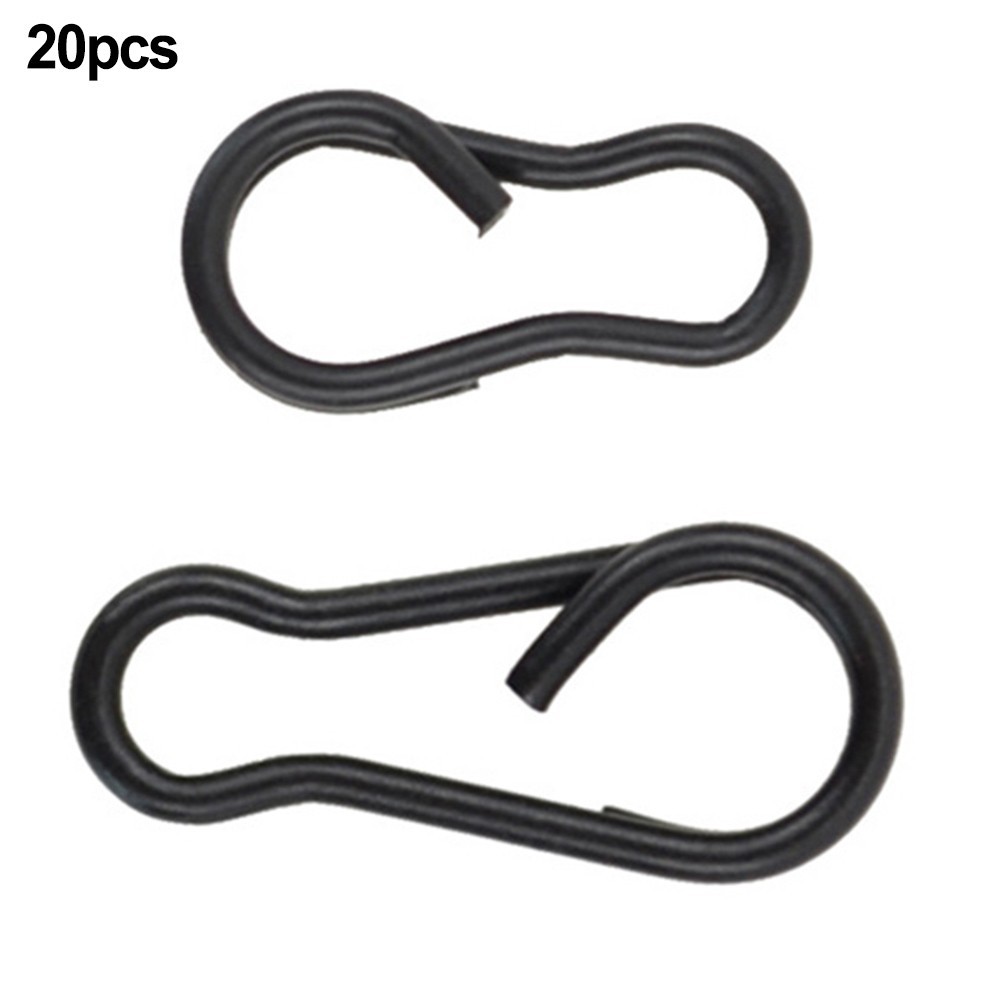 Fishing Tackle Gear Accessories Snap Clips Fishing 25pcs/lot Stainless Steel