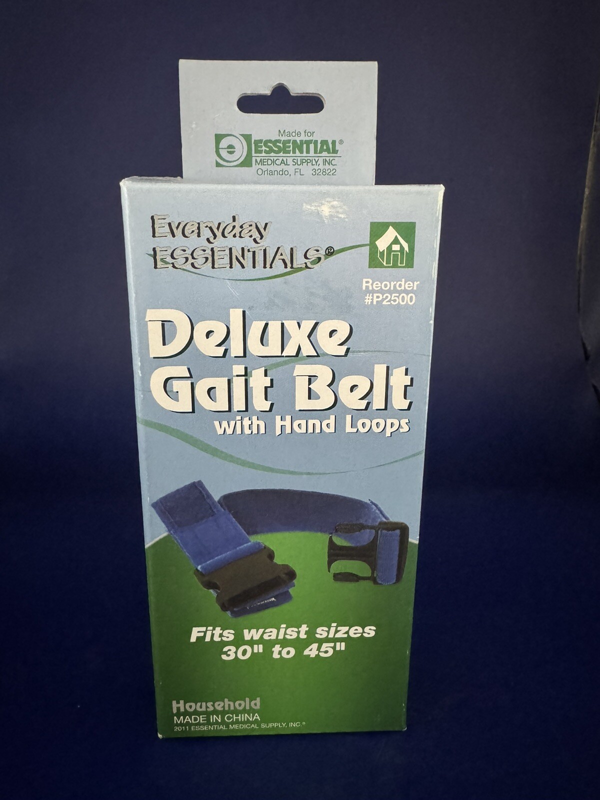 EVERYDAY ESSENTIALS DELUXE AMBULATION GAIT BELT 54" Length Assist w/Transfer