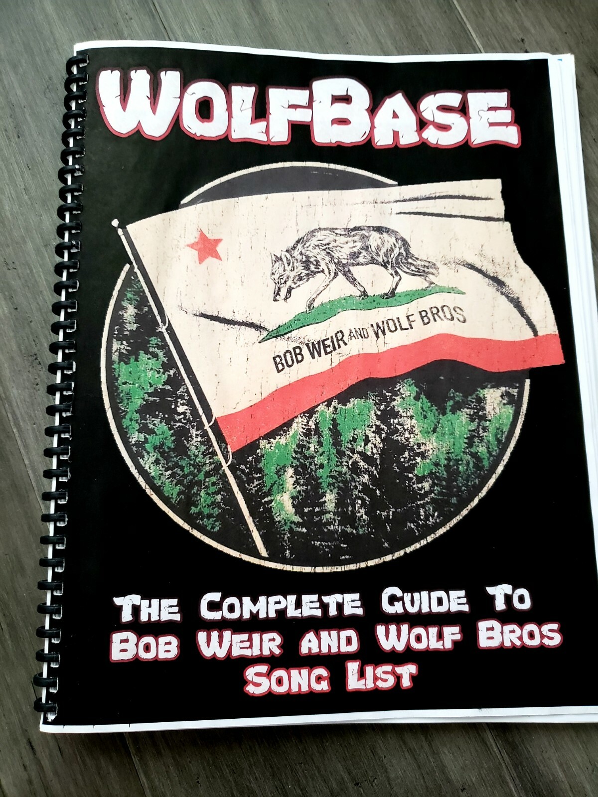 WOLFBASE~THE COMPLETE GUIDE TO BOB WEIR & WOLF BROS SONG LISTS GRATEFUL DEAD