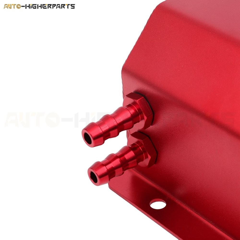 Red Universal Premium Radiator Coolant Overflow Bottle Water Tank 1L