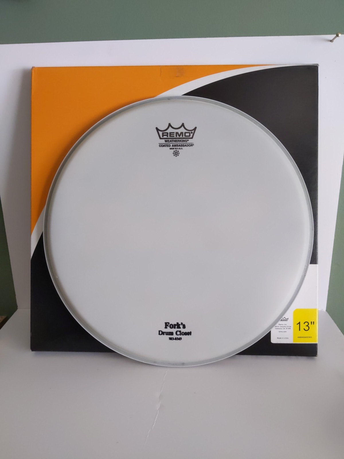 Remo Ambassador Weatherking Coated Drumhead - 13 inch NOS Snare Tom