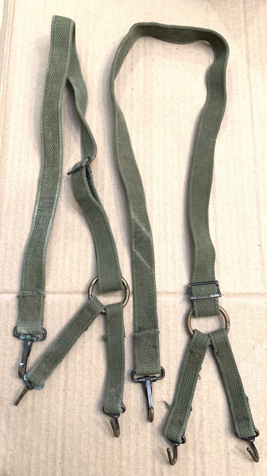 Vietnam Era USMC M41 Field Pack Equipment Suspenders