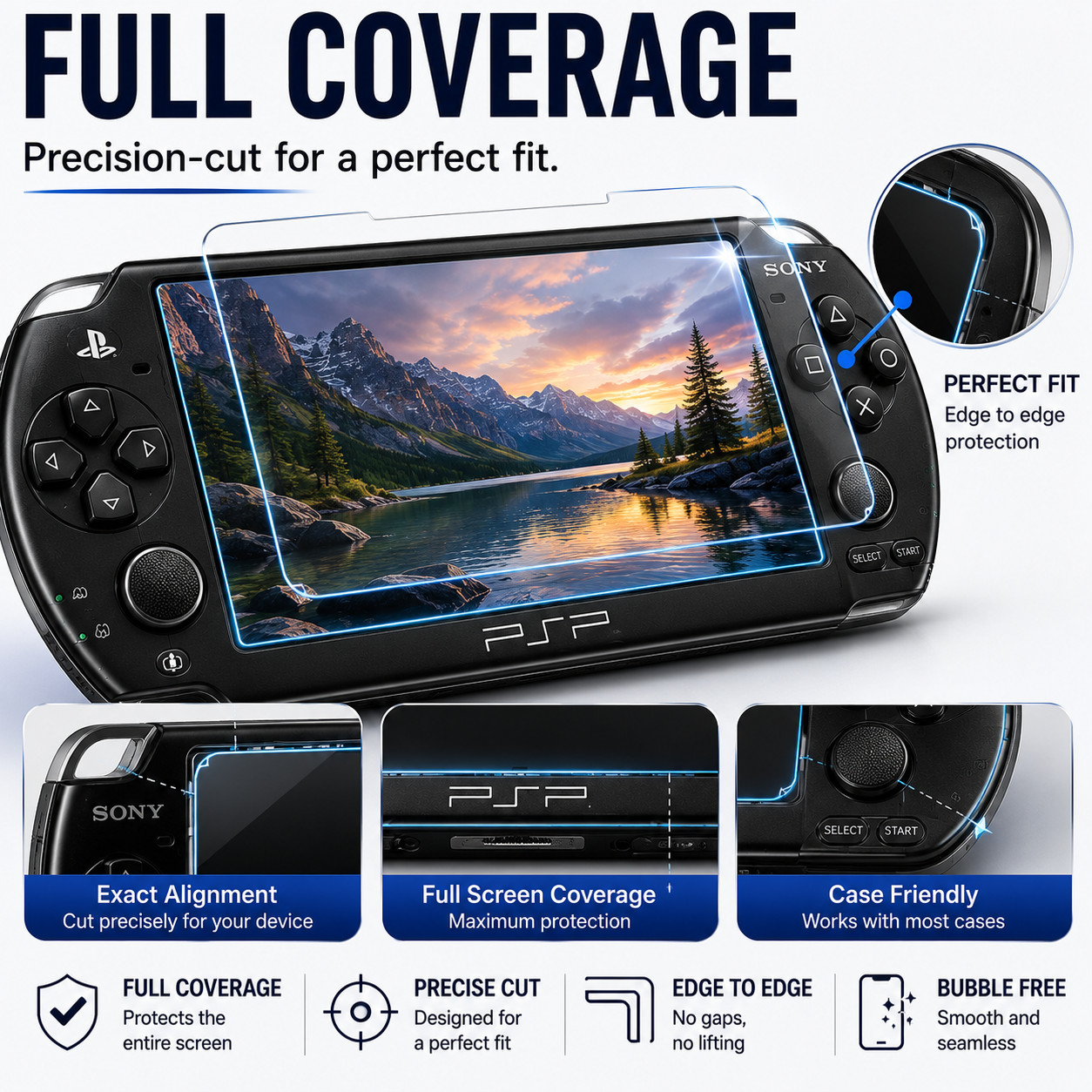 3 Pack PlayStation Portal All Models Screen Protector Matte Anti-Glare Hydrogel