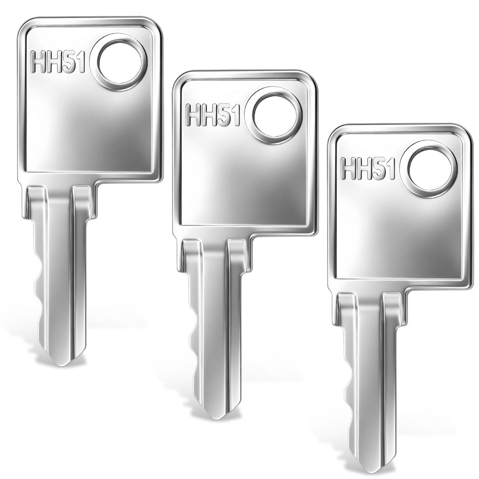 3 Pcs H51 File Cabinet Key with Hirsh, Sta-ples, Lor-ell, Office Depot, Offic...