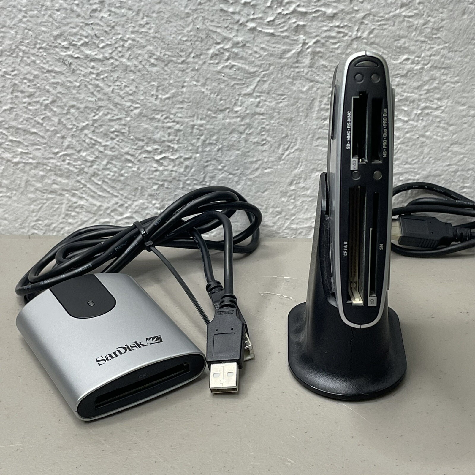 2 Sandisk Card Readers - SDDR-91 And SDDR89 All Cables Included