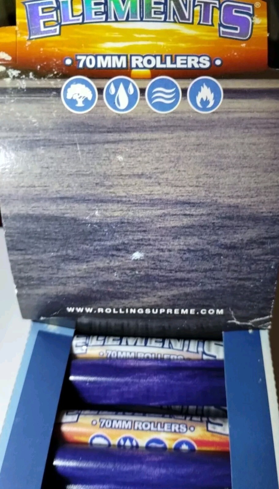 Elements 70mm Cigarette Rollers 12CT - {BX EL12}