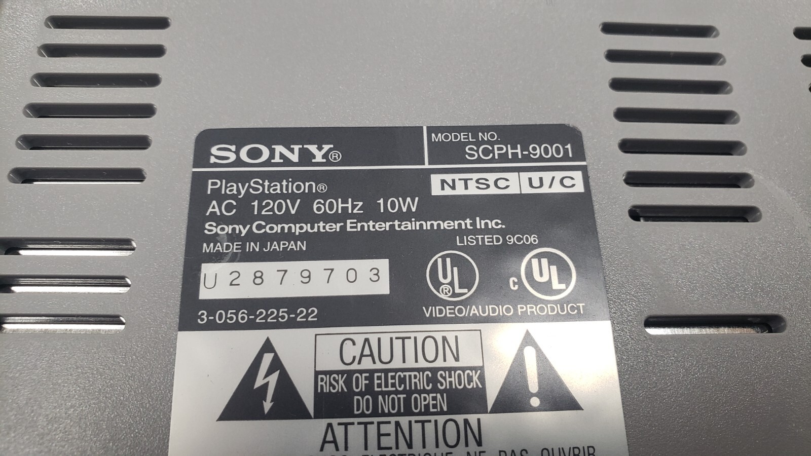 SONY PLAYSTATION PS1 VIDEO GAME CONSOLE 1 CONTROLLER MEMORY CARD CORDS TESTED