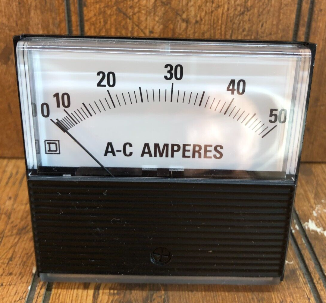 Panel Meter 3 1/2 AC Meter CLE8-A3A500 50173 Square D Company