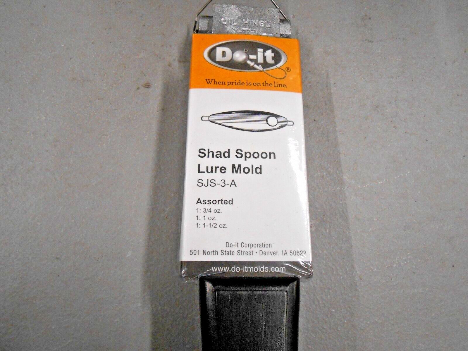 3482 Do-It Shad Spoon Mold 3/4 -1-1/2 oz