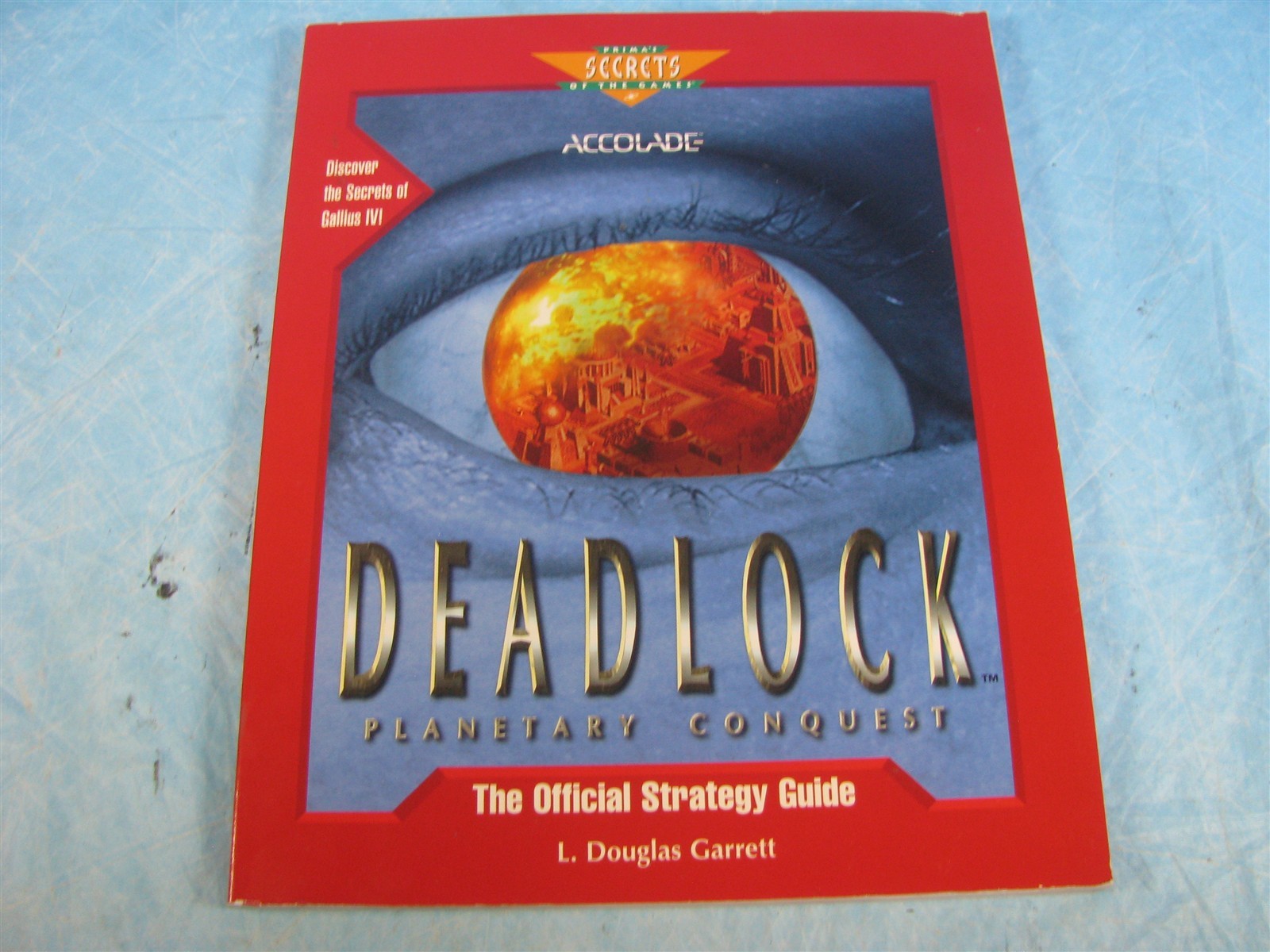 Deadlock Planetary Conquest The Official Strategy Guide Book Primas 1995 PC Game
