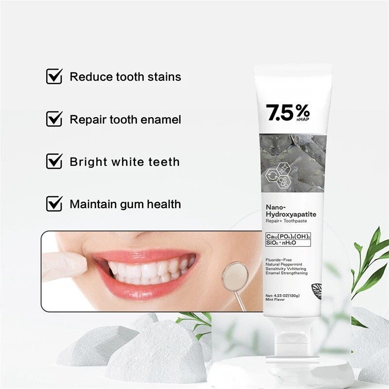 7.5% Nano Hydroxyapatite Toothpaste - Sensitivity Relief & Remineralize ~US