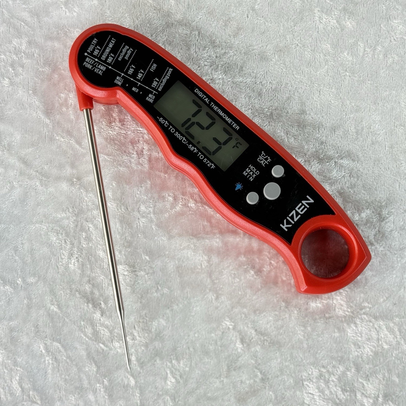 Kizen Instant Read Digital Thermometer - Tested, Working