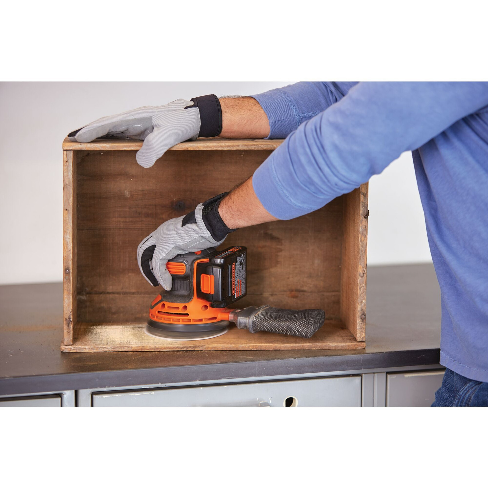 BLACK+DECKER 20V Max Random Orbital Sander, Cordless - BDCRO20C