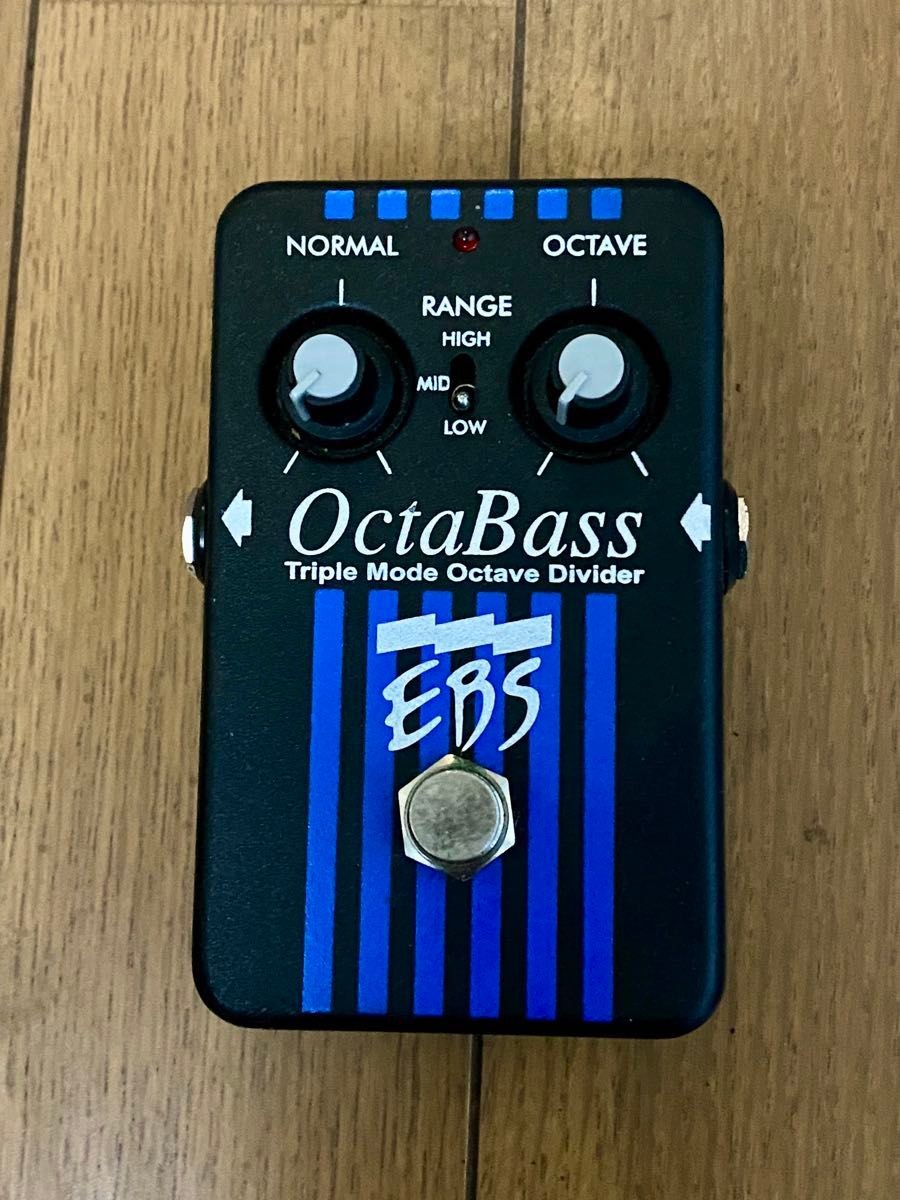 EBS OctaBass Bass Octaver Effects Pedal Analog Bass Guitar Effect