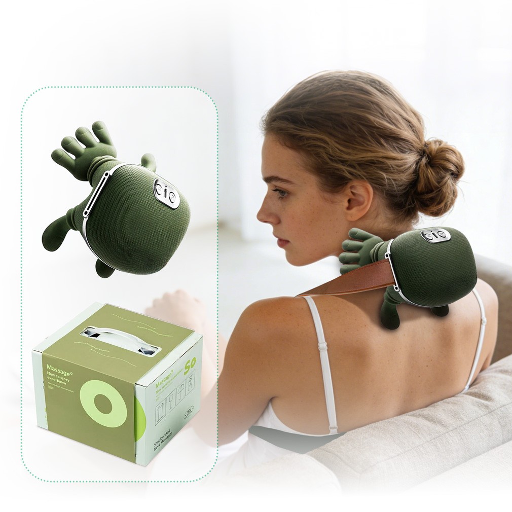 ZJKC Neck & Shoulder Massager with Heat – Deep Tissue 3D Shiatsu Kneading