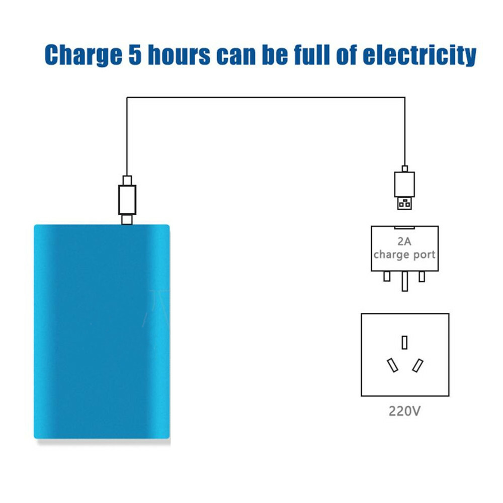 Black-Ultra-thin 10000mAh Portable External Battery Charging Power Bank