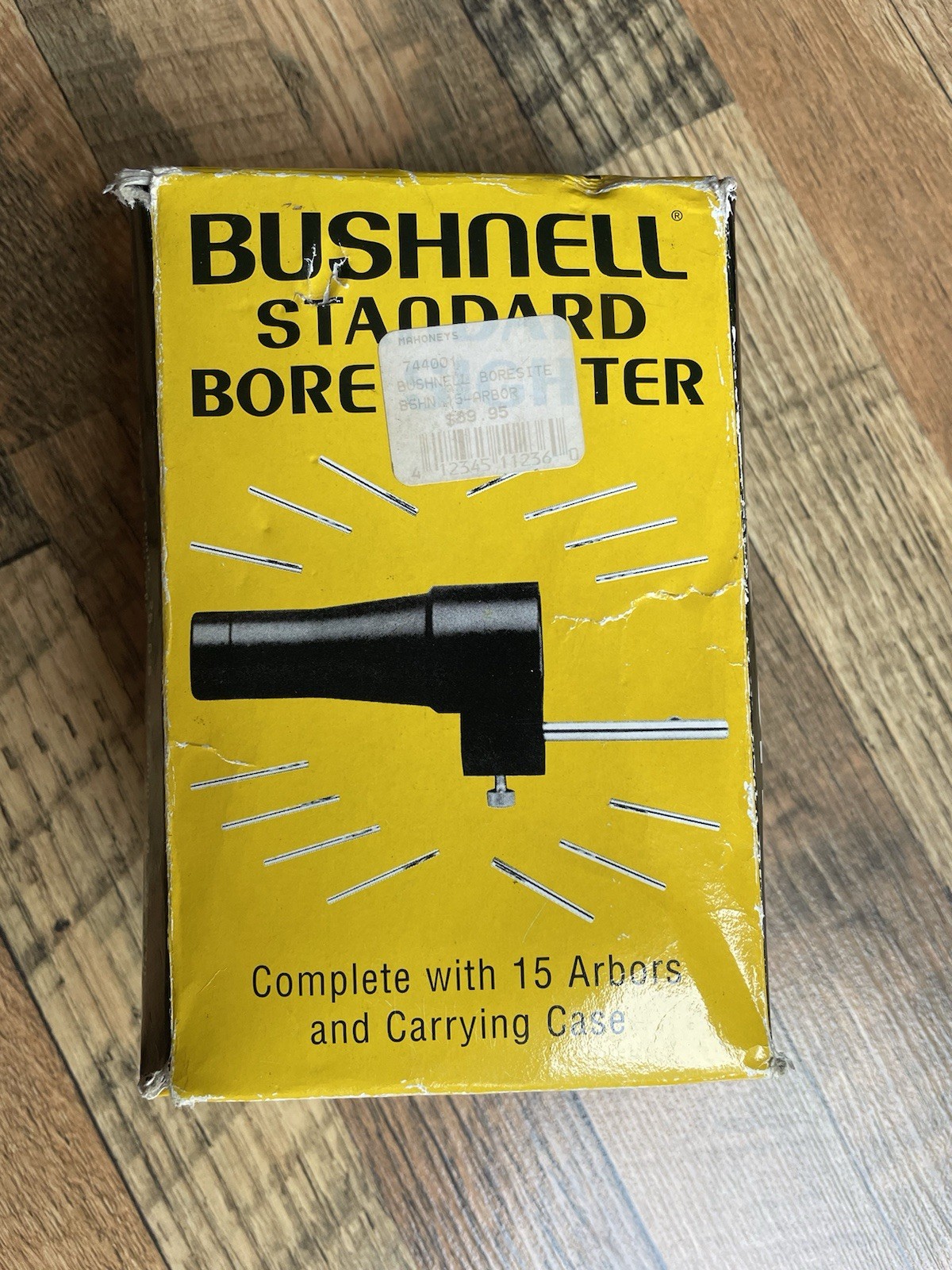 Bushnell Standard Bore Sighter 15 Arbors with Case 74-4001 Excellent Condition