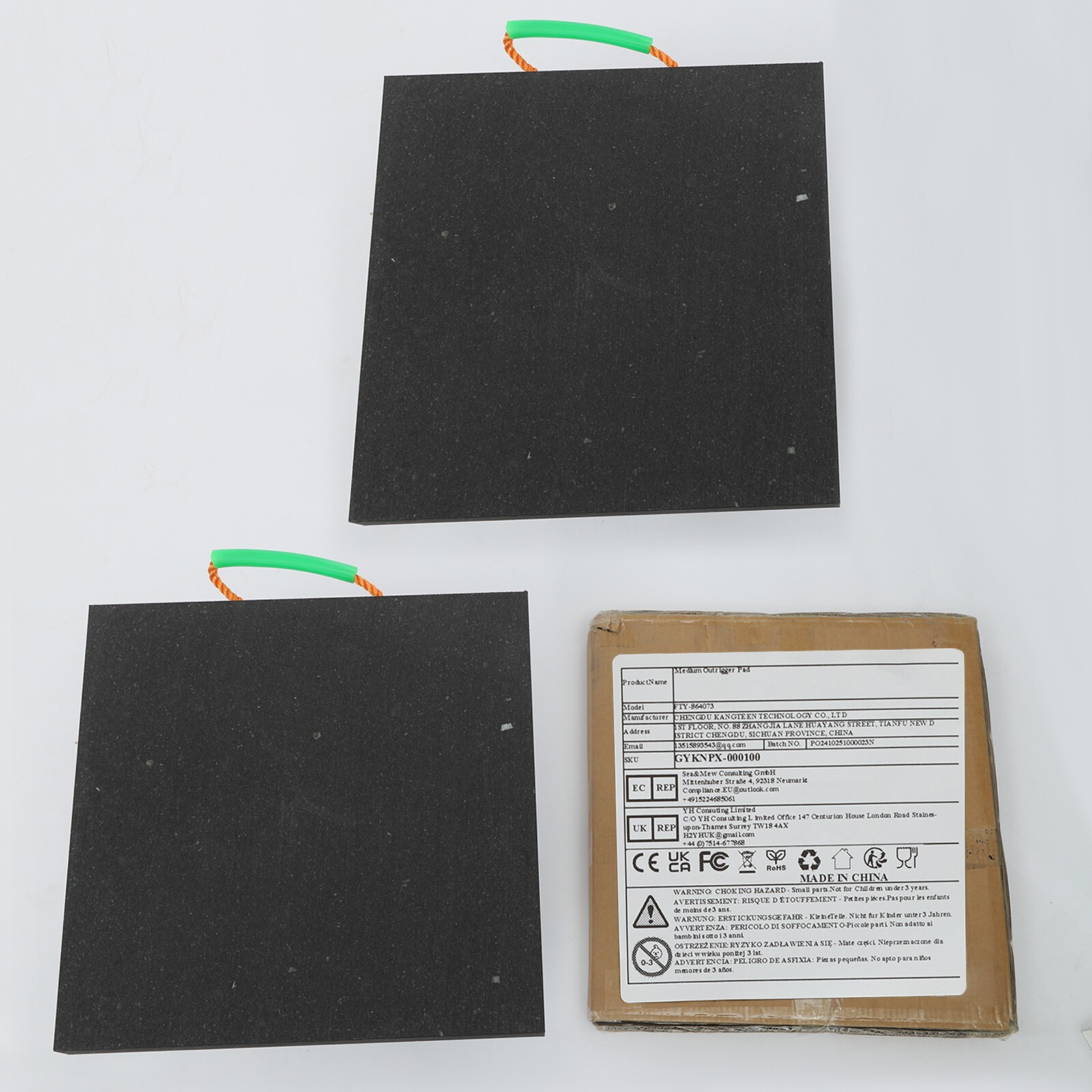 2pcs Heavy Duty Stabilizing Blocks Medium Size Support Pads Square Support Pad