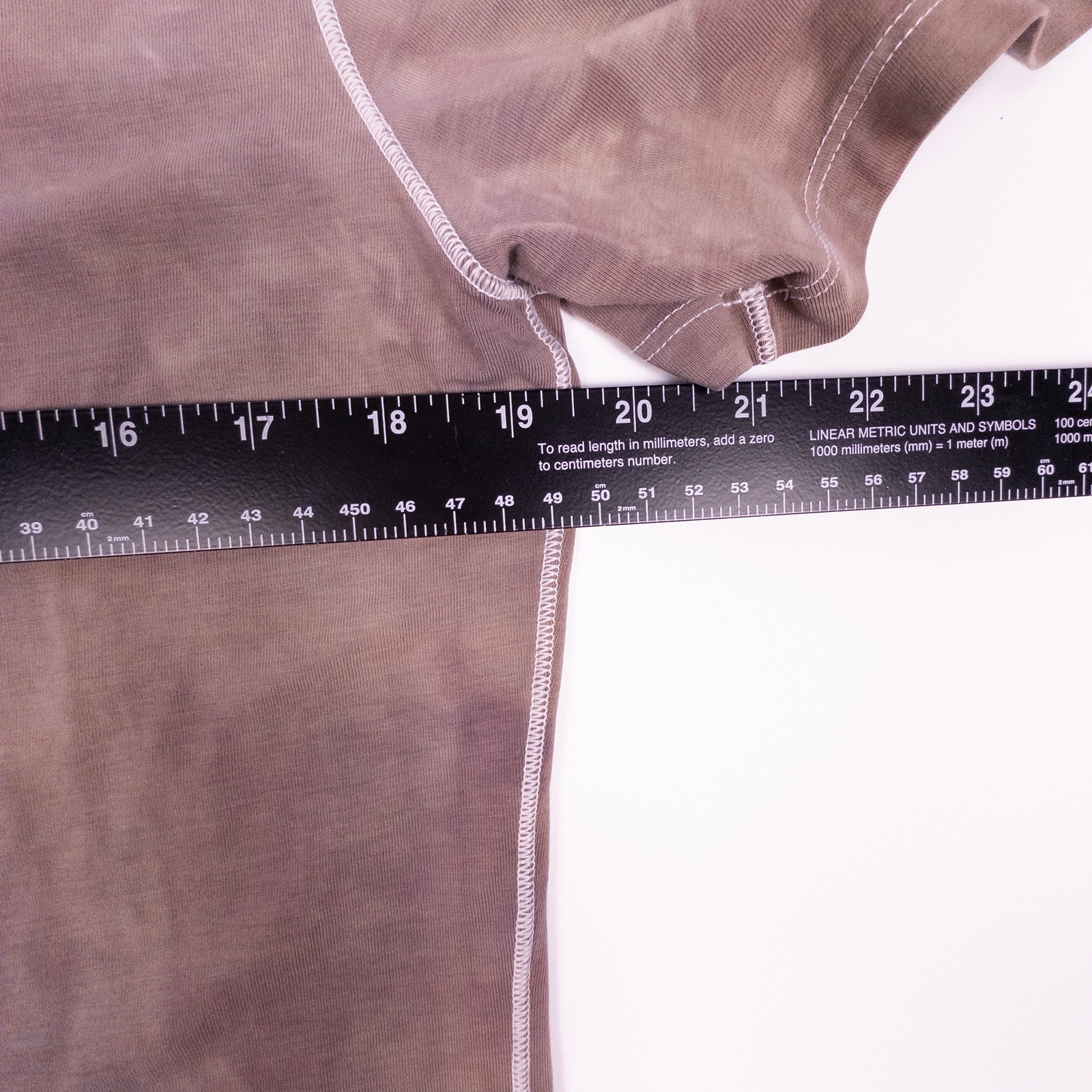 Lululemon 5 Year Basic Brown Tee Mens Shirt Like Slim Medium