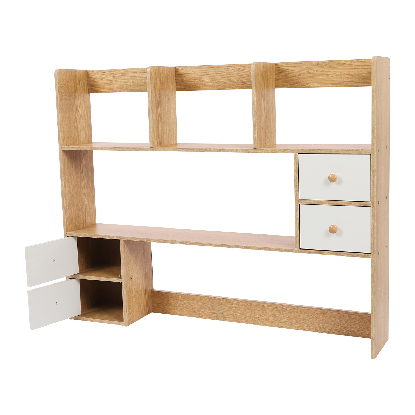 Storage Rack Desktop Storage Rack Desk Bookshelf Organizer Self Home/Office
