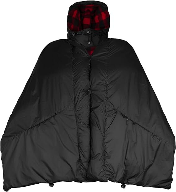 800 Fill Power Camping Down Blanket Ultralight Compact Shawl Scarf Puffer,FREE