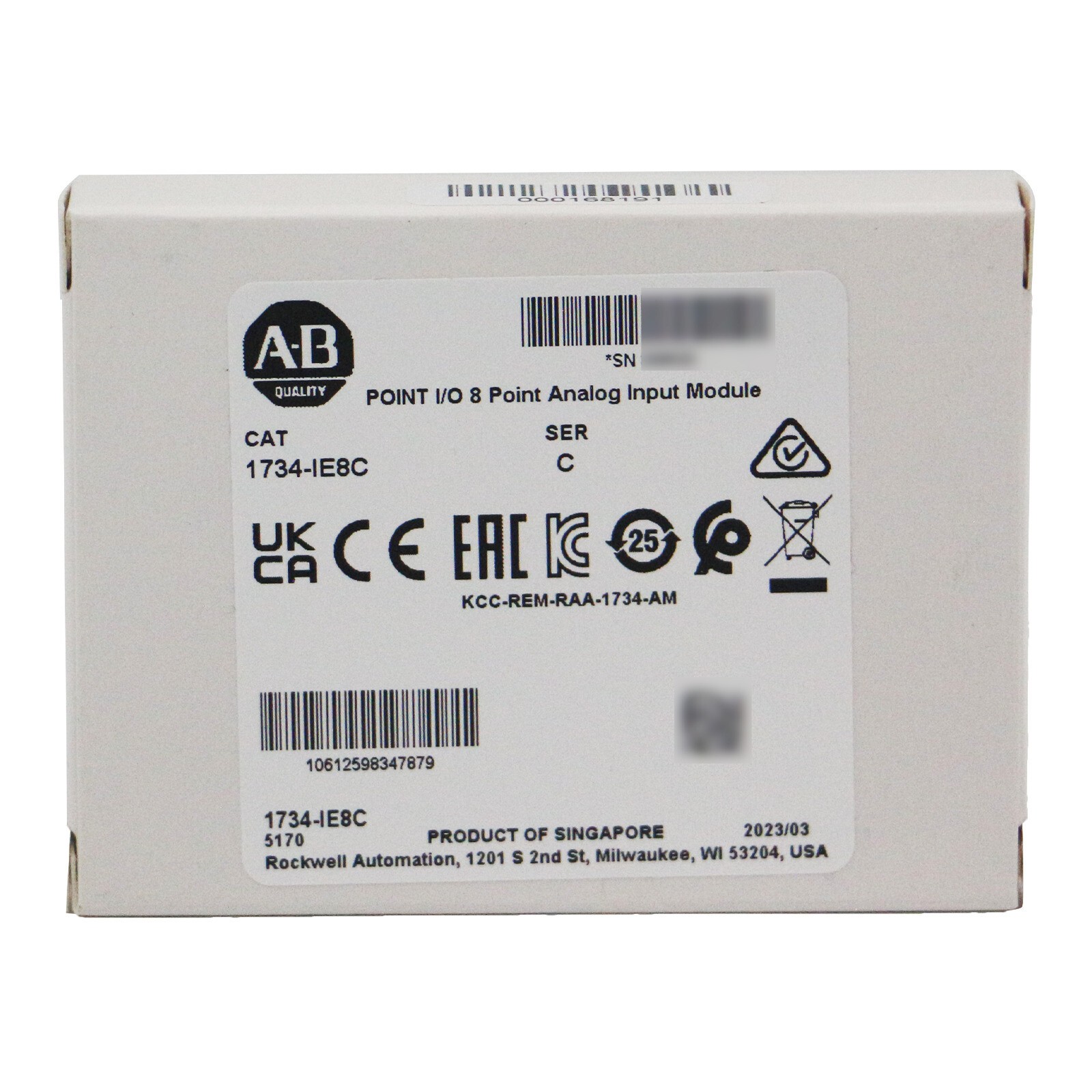 NEW- 1Pc Allen-Bradley  1734-IE8C POINT I/O 8 Point Analog Input Module 1734IE8C